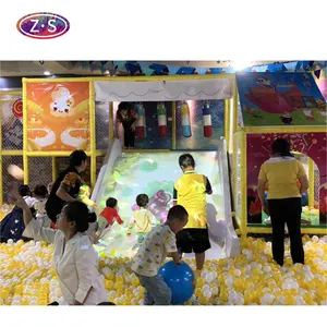 Hot Sale Indoor Interact Children Colorful Slide Projection For Kid's Theme Park