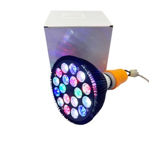 <span class=keywords><strong>Ampoule</strong></span> <span class=keywords><strong>LED</strong></span> RGBW à spectre complet bleu/UV PAR38 54W <span class=keywords><strong>pour</strong></span> <span class=keywords><strong>aquarium</strong></span>, récif corallien, eau salée - Product Image 3