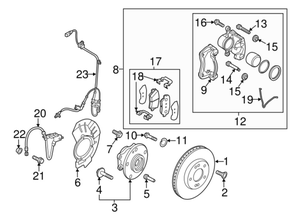 Capteur ABS de voiture, frein ABS, capteur de vitesse AVANT gauche conducteur OEM 59810G2000 pour <span class=keywords><strong>IONIQ</strong></span> 2017-2019 59810-G2000 59810 G2000 - Product Image 6