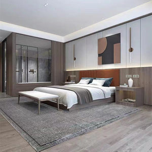 Meubles <span class=keywords><strong>de</strong></span> suite économiques pour hôtel, <span class=keywords><strong>lit</strong></span> <span class=keywords><strong>de</strong></span> 1,8 m, pour chambres simples/standard, design minimaliste moderne, usage commercial - Product Image 3