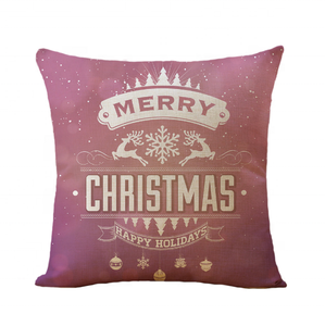 <span class=keywords><strong>Mots</strong></span> de noël housse de coussin à imprimé numérique housse d'oreiller - Product Image 2