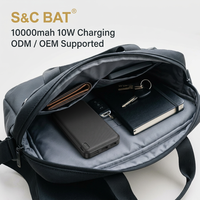 Batterie externe 10000 mAh à charge rapide 10W, finition mate élégante avec LED, pour usage quotidien et voyage, commande en gros