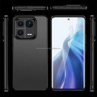 Transparent mat givré antichoc coque de téléphone clair protecteur marque Airbags Anti-huile couverture pour Xiaomi Mi 11 12 12S 13 Ultra