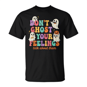 Camiseta de Halloween sobre salud mental: No te silencies en tus sentimientos - Product Image 2