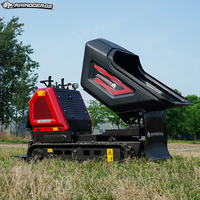 Mini-dumper sur chenilles Rhinoceros Dumper KS2700 pour boue et béton, et mini-dumper motorisé à vendre aux États-Unis
