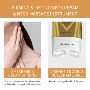 <span class=keywords><strong>Crema</strong></span> <span class=keywords><strong>Reafirmante</strong></span> para el Cuello con HA-8 y Rodillo Masajeador, Humectante Lifting para Suavizar e Hidratar 120g - Product Image 2