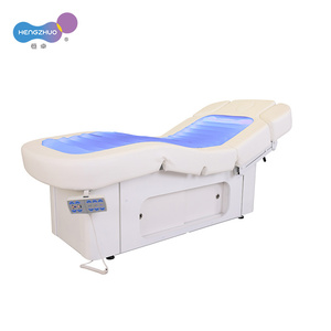 Table de massage électrique de luxe à 4 moteurs avec tiroir de rangement pour salon de beauté, spa, civière confortable avec chauffage et sacs d'eau - Product Image 1