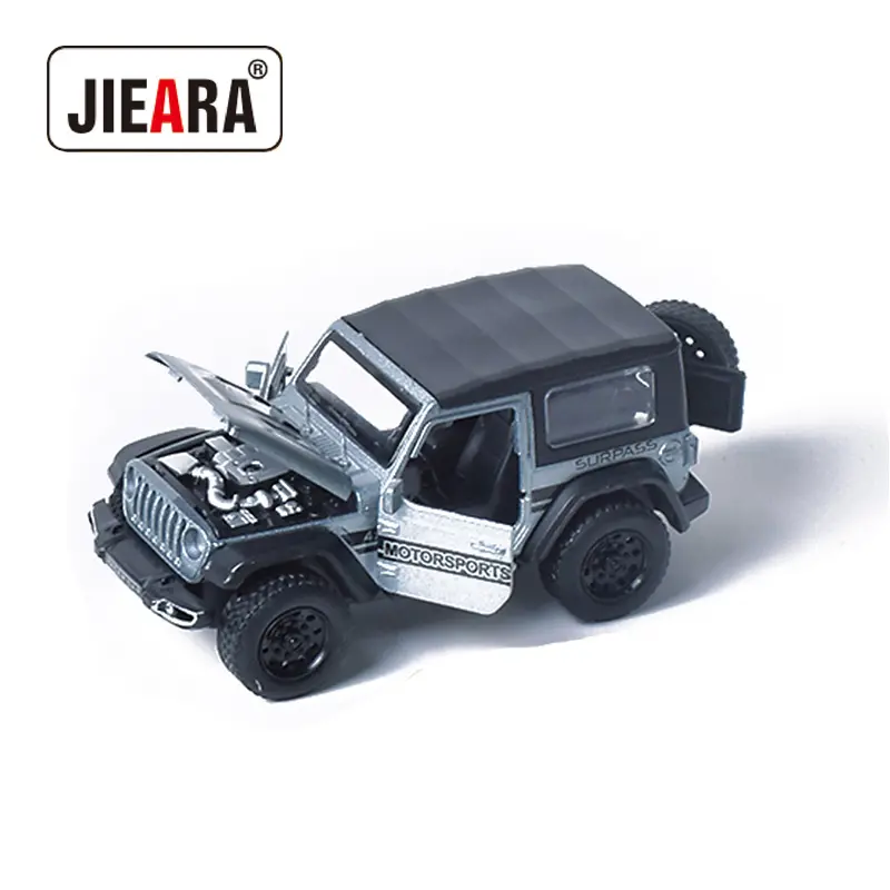 Carro de ferro para bebês, carro de brinquedo em liga fundida, modelo de carro em aço para crianças, em escala 1:36 (portas podem ser abertas)