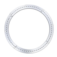 Esstisch-Drehplatte mit Kreuzrollenlager, getriebelose Aluminiumlegierung, drehbare Gleitschiene, Hardware