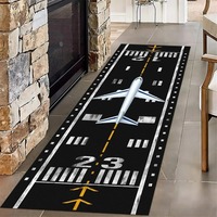 Tapis de couloir long pour aéroport, tapis de sol pour avion, tapis pliables résistants pour animaux domestiques, tapis de chambre à coucher