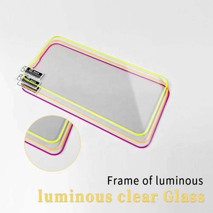 Protecteur d'écran lumineux en verre trempé, <span class=keywords><strong>pas</strong></span> <span class=keywords><strong>cher</strong></span> 9H couverture complète pour <span class=keywords><strong>Iphone</strong></span> <span class=keywords><strong>6</strong></span> 7 8 Plus 11 13 14 Pro Max 12 Mini Xs XR - Product Image 3