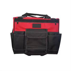 2023 Custom Tote <b>Tool</b> Organizer <b>Trolley</b> with Durable Rolling Storage Bag New-Style Big Capacity Polyester for <b>Tools</b> OEM Support - Product Image 4