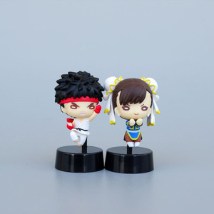 Carino 4 pezzi Set 5cm Chun-Li Zangief <span class=keywords><strong>Ryu</strong></span> figura di Street Fighter personaggio del gioco bambola Guile giocattolo regalo Action Anime <span class=keywords><strong>Figure</strong></span> - Product Image 2