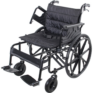 Silla de ruedas reforzada de 55cm de ancho de asiento ensanchada y portadora especialmente hecha - Product Image 2