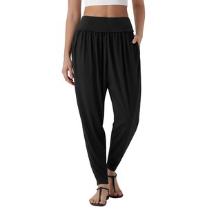 2025 pantalones cónicos de cintura alta para mujer, joggers holgados informales con bolsillos, pijama de salón cómodo en talla 3XL - Product Image 1