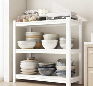 Vente flash Nouveau style Étagère de rangement multifonctionnelle <span class=keywords><strong>pour</strong></span> <span class=keywords><strong>four</strong></span> à <span class=keywords><strong>micro</strong></span>-<span class=keywords><strong>ondes</strong></span>, pot, bol, cuisine, sur pied, multi-niveaux - Product Image 3