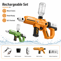 Pistolet à eau électrique LED SQ05B avec connecteur de bouteille, sans remplissage, pour enfants, idéal pour piscine et jardin au Canada