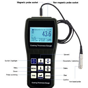 Medidor de Espessura de Revestimento Digital Inteligente de Alta Precisão 3Q para Medição de Tinta e Filme Galvanizado Operação Eletrônica - Product Image 1