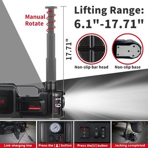 Multi-functional Aluminum Electric <strong>Car</strong> <strong>Jack</strong> 5T DC12V Hydraulic Air Compressor - Product Image 6
