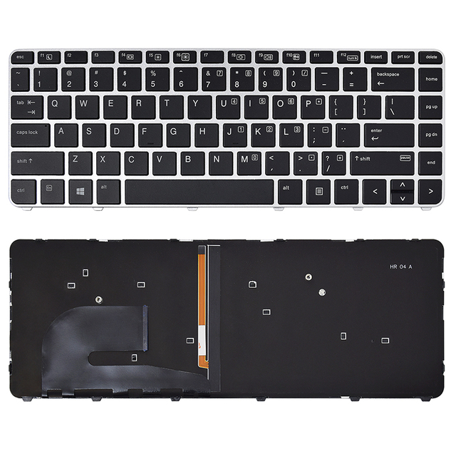 In Stock Brand New Best EliteBook 745 G3 745 G4 840 G3 840 G4 ZBook 14u G4 with Sliver Frame BACKLIGHT Keyboard for HP