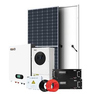 Sistema Solare Ibrido Completo da 20KW 30KW, Sistema di Energia Solare On/Off Grid da 5KW 8KW 50KW 100KW - Product Image 1