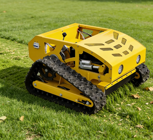 Zero Turn Lawn Mower Gasoline-Powered Weed Cutter <b>Robot</b> <b>Remote</b> <b>Control</b> Tracked Industrial All-Terrain Slope Lawn Mower - Product Image 6