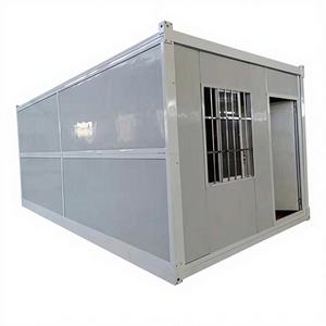 Casa Contenedor Plegable de Ensamblaje Rápido Prefabricada Móvil 2025, Apartamento Modular con Panel Sándwich de Acero, Estilo Moderno de Mediados de Siglo - Product Image 1