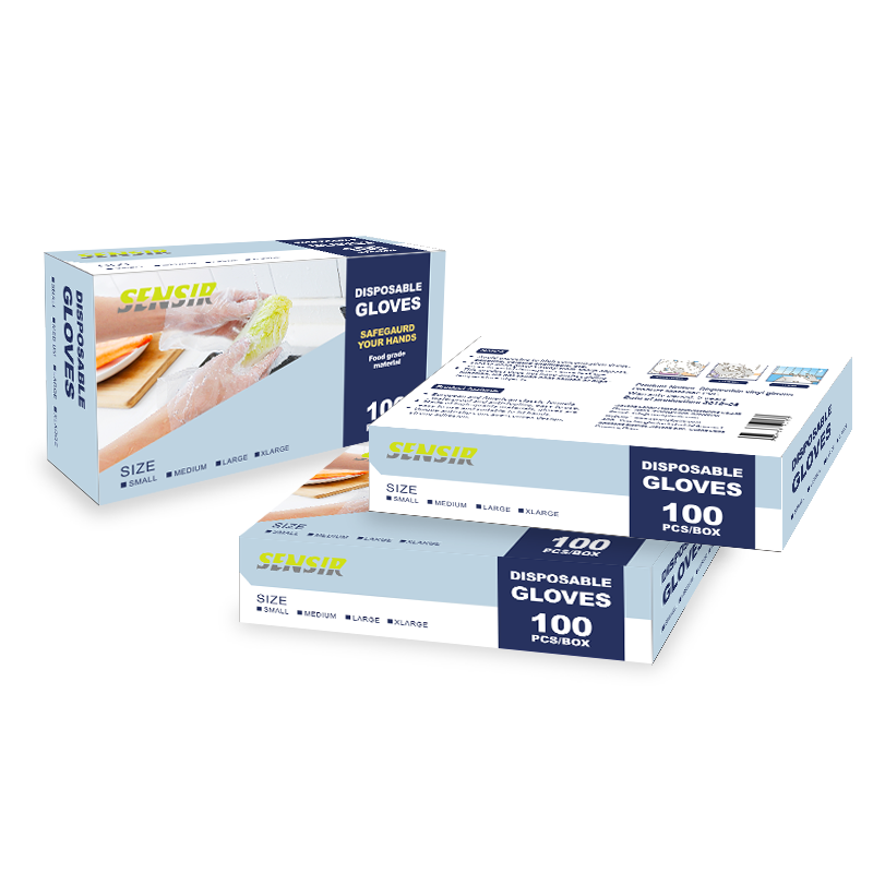 Одноразовые водонепроницаемые бытовые перчатки, прозрачные одноразовые полиэтиленовые перчатки, одноразовые пищевые перчатки