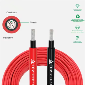 Cable de Cobre Suave Estañado de 5 Hilos, Cable de Cobre Xtester Bibo Xtester-pv-4mm-suntree 800v 1000v, Cables para Paneles Solares Tipo PV1-F - Product Image 4