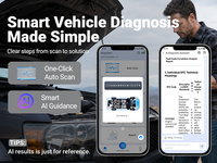 Kit XTOOL A30M 2026, Escáner de Diagnóstico de Fallas de Automóviles Universal, Probador OBD2, Herramientas de Diagnóstico Automotriz, 26+ Funciones de Reinicio, Control Bidireccional