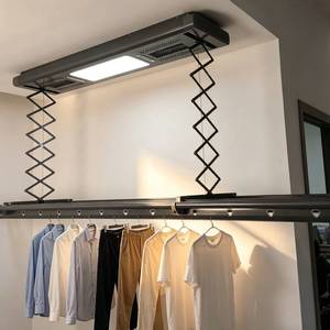 Customizable intelligent electric retractable remote control lifting drying LED <b>light</b> electric drying rack - Product Image 1