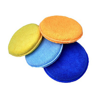 Esponja Redonda para Encerar y Pulir Autos, con Núcleo de Espuma Suave, Duradera, Excelente Absorbencia, Promocional