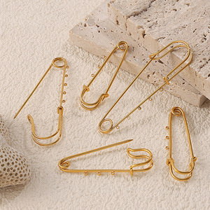 Broche grande simples <span class=keywords><strong>DIY</strong></span> com Pin Button-up para calças e saias Broche de aço inoxidável que ajuda as mulheres a moldar suas cinturas - Product Image 6