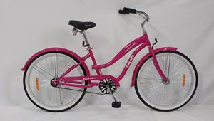 Bicicletas de crucero de playa delanteras clásicas de proveedor de fábrica para dama - Product Image 2