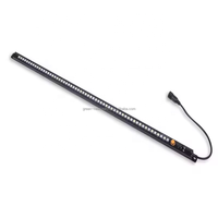 Barre lumineuse LED de camping à intensité variable avec boîtier en aluminium IP67, double couleur ambre + blanc, barres lumineuses LED paysagères 12V 5050, bandes lumineuses LED