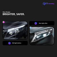 Feux de voiture pour Benz Vito, projecteur de phare, lentille W447, signal dynamique, phare avant V220, phares LED, DRL, accessoires automobiles