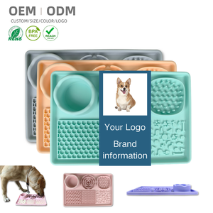 Özel kaymaz silikon yavaş besleyici <span class=keywords><strong>Pet</strong></span> Lick <span class=keywords><strong>Mat</strong></span> köpek ve kedi uygulanabilir gıda pedi köpek halısı - Product Image 1