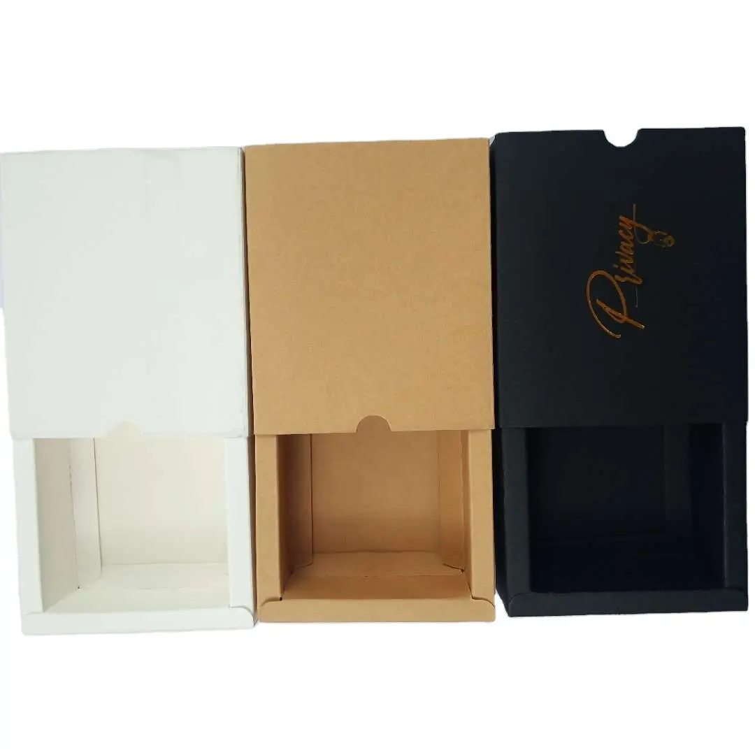 2024 New kraft paper can be customized logo and packaging size of the elegant design of socks packaging box