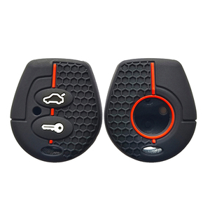 Étui de protection de <span class=keywords><strong>clé</strong></span> de voiture en silicone à <span class=keywords><strong>2</strong></span> boutons pour Polo Golf Passat Bora Sharan pour VW - Product Image 1