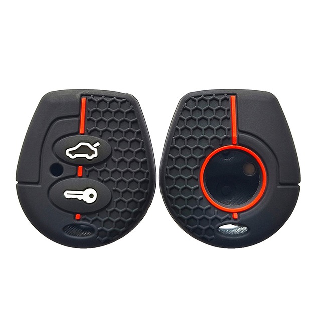 Wholesale Silicone Key Fob Cover 2 Button Remote Key Case for Polo Golf Passat Bora Sharan Replacement Keyless Entry for VW