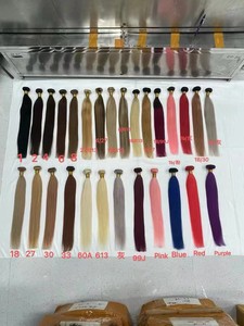 FH Extension di Capelli Umani Colorati Lisci e Ondulati, Doppia Trama, Vendita all'Ingrosso, 16-30 Pollici, Capelli Vergini Brasiliani Remy - Product Image 2