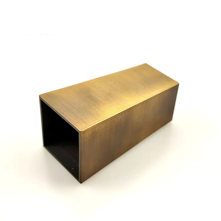 Square brass sabot feet metal table chair leg ferrules decorative brass sleeve