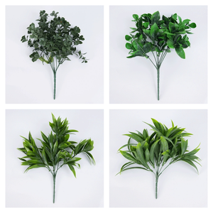 LO-138 <span class=keywords><strong>Prix</strong></span> de gros d'usine 30-50cm Plastique ininflammable ignifuge résistant aux UV Verdure artificielle - Product Image 6