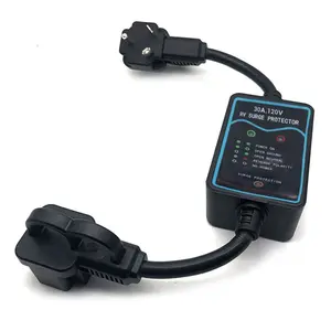 Analisador de circuito portátil ao ar livre, indicador de led 30 amp rv, protetor de carga para camper