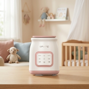 Máquina para Preparar <span class=keywords><strong>Biberones</strong></span> 2 en 1, Calentador de <span class=keywords><strong>Biberones</strong></span> y Mezclador de Leche Eléctrico Portátil con Luz Nocturna - Product Image 4