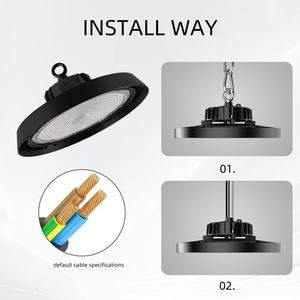 100W 150W 200W 240W alta lampada industriale lumen <span class=keywords><strong>LED</strong></span> alta luce della baia per officina magazzino di fabbrica - Product Image 6