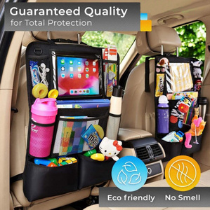 Organizer per auto con sedile posteriore, protezioni per sedili posteriori con supporto per <span class=keywords><strong>Tablet</strong></span> Touch Screen, Organizer per sedile posteriore per auto per bambini - Product Image 5