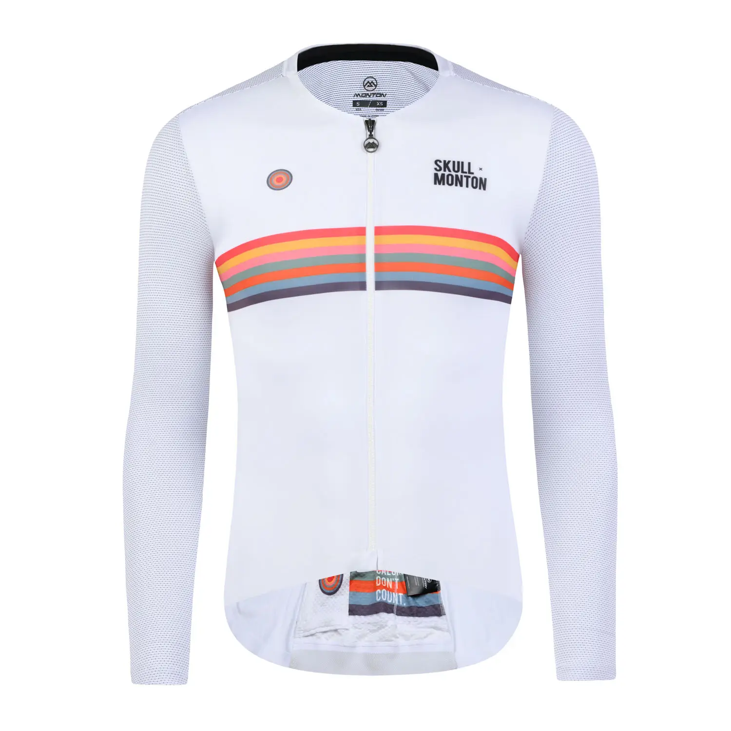 Wholesale Cycling Jersey Men Tops Biking Shirts Long Sleeve Bike Clothing Full Zipper Bicycle Jacket Pockets