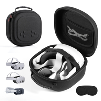 Boîte de rangement de voyage rigide et durable pour casque VR et accessoires Meta Quest 3/3S, étui de transport rigide de protection pour VR