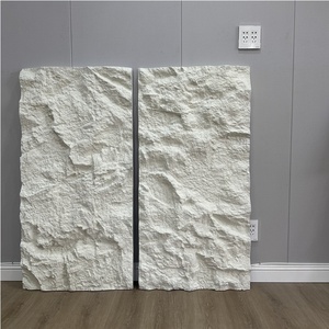 Faux PU không thấm nước ốp đá Veneer với thiết kế đẹp PU đá Panel tường - Product Image 5